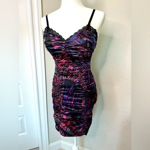 GUESS NIGHTOUT RUCHED SEXY DRESS SZ SMALL